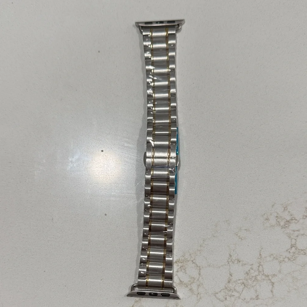 Stainless Steel Two Toned Apple Watch Band